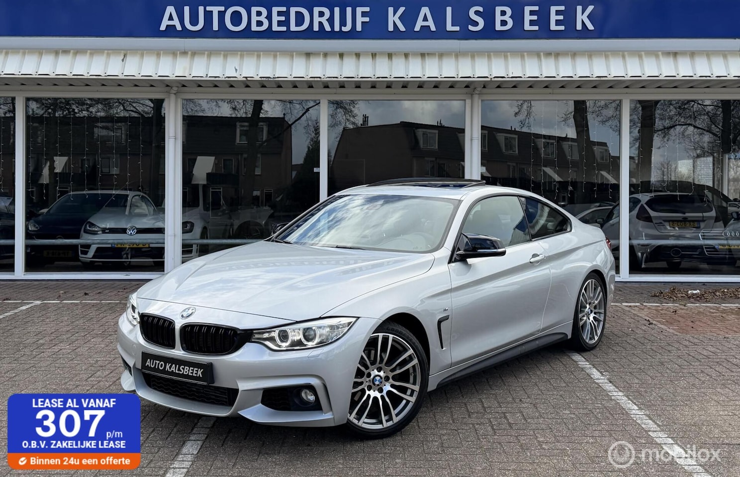 BMW 4-serie Coupé - 420i High Executive|M-Pakket|Dak|Led|133DKM|Trekhaak| - AutoWereld.nl