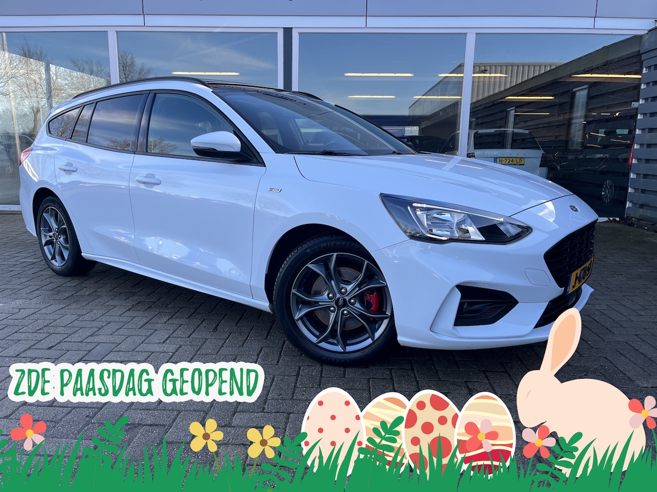 Ford Focus Wagon - 1.0 EcoBoost Hybrid ST Line X Business 50% deal 7.500,- ACTIE Schuif-kanteldak / Stoelverw - AutoWereld.nl