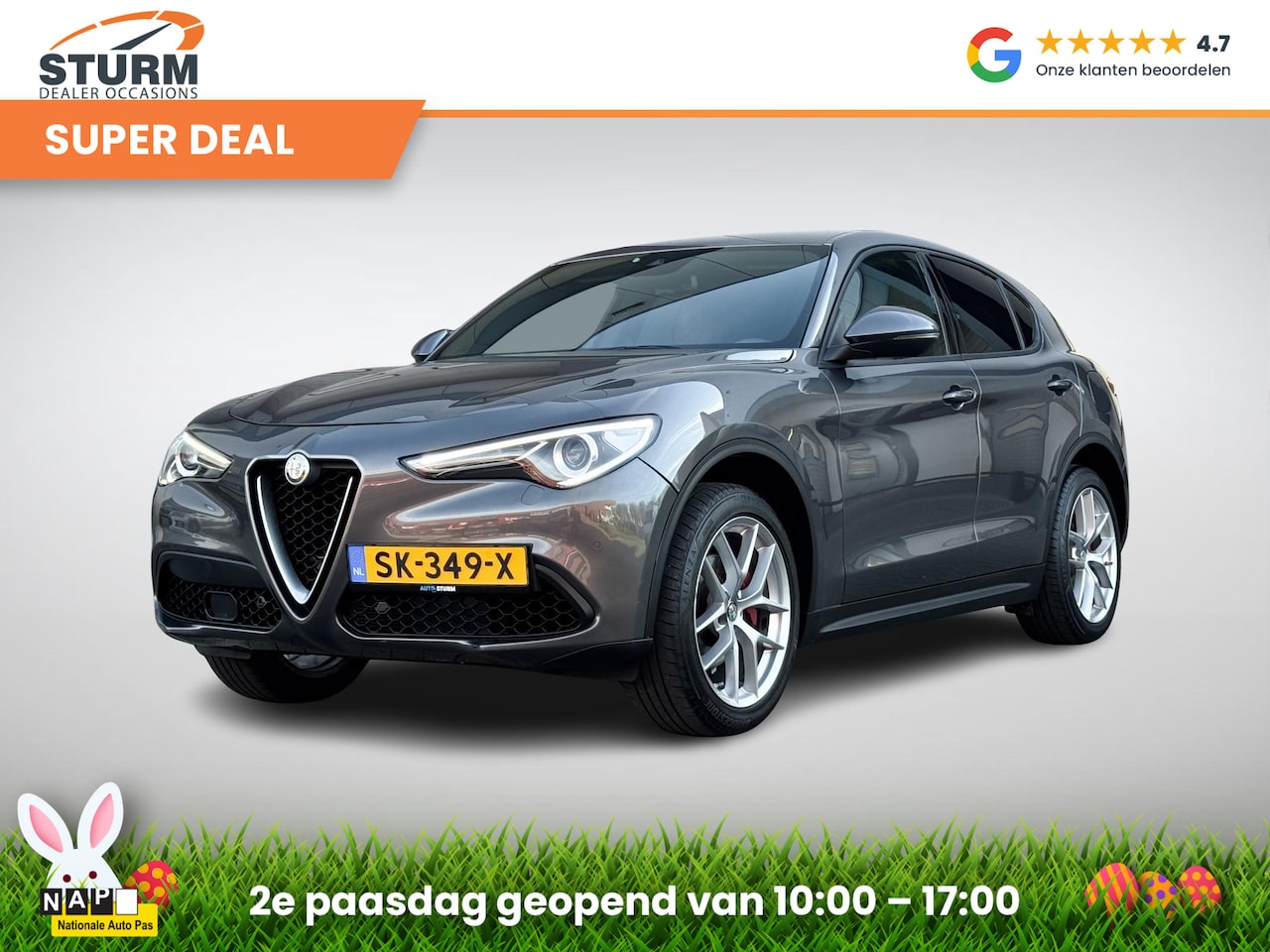 Alfa Romeo Stelvio - 2.0 T AWD Super Veloce Interieur NL-Auto + Afneembare Trekhaak! - AutoWereld.nl