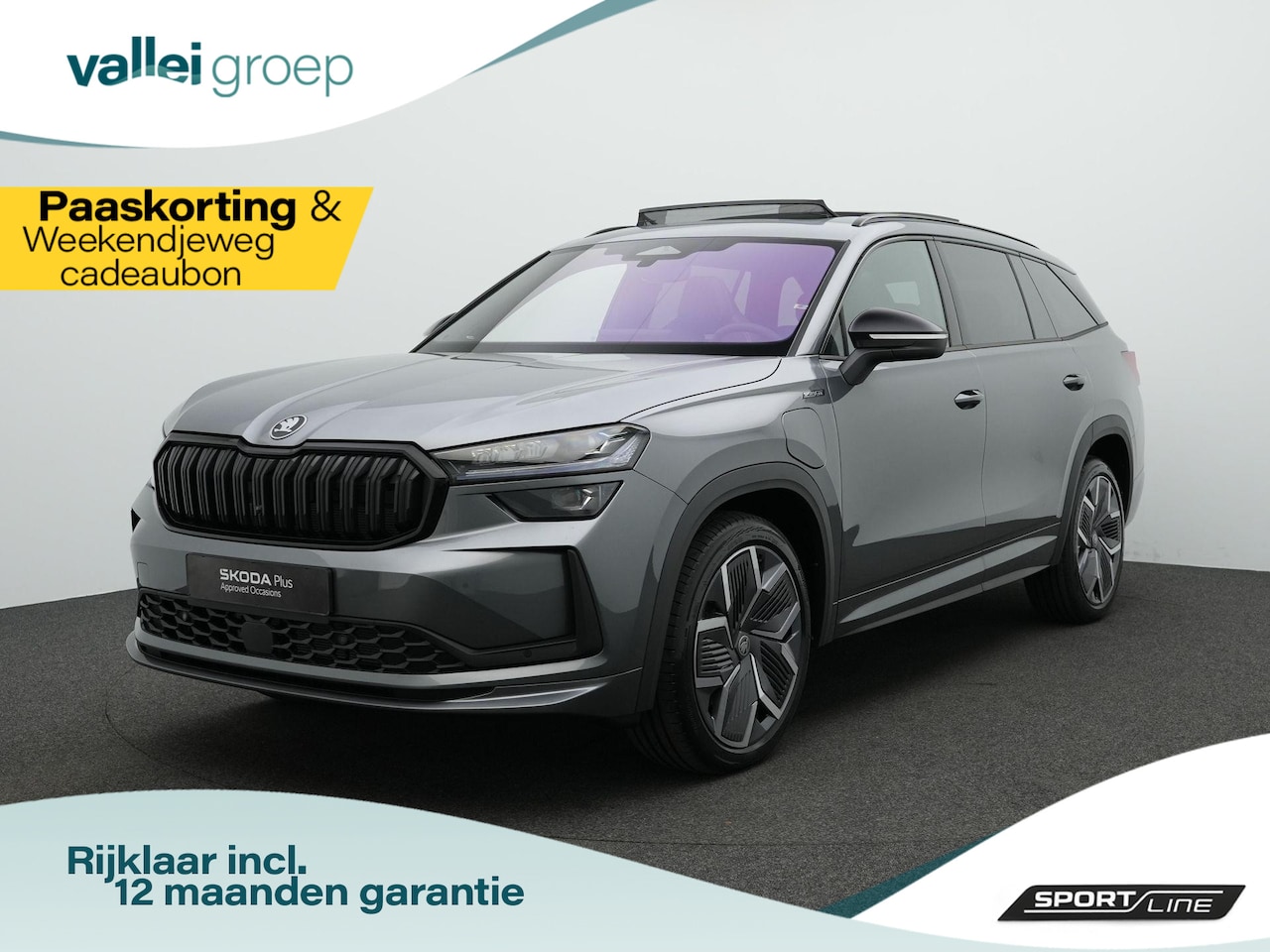 Skoda Kodiaq - 1.5 TSI 204 pk PHEV Sportline Business | Panoramadak | Geheugenstoelen | Matrix LED | Acht - AutoWereld.nl