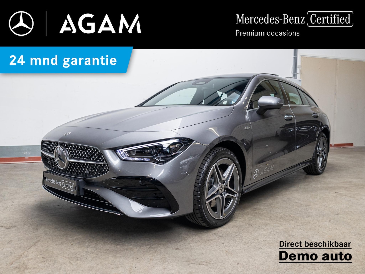 Mercedes-Benz CLA-klasse Shooting Brake - 250 e Business Solution AMG Panorama dak | Trekhaak - AutoWereld.nl