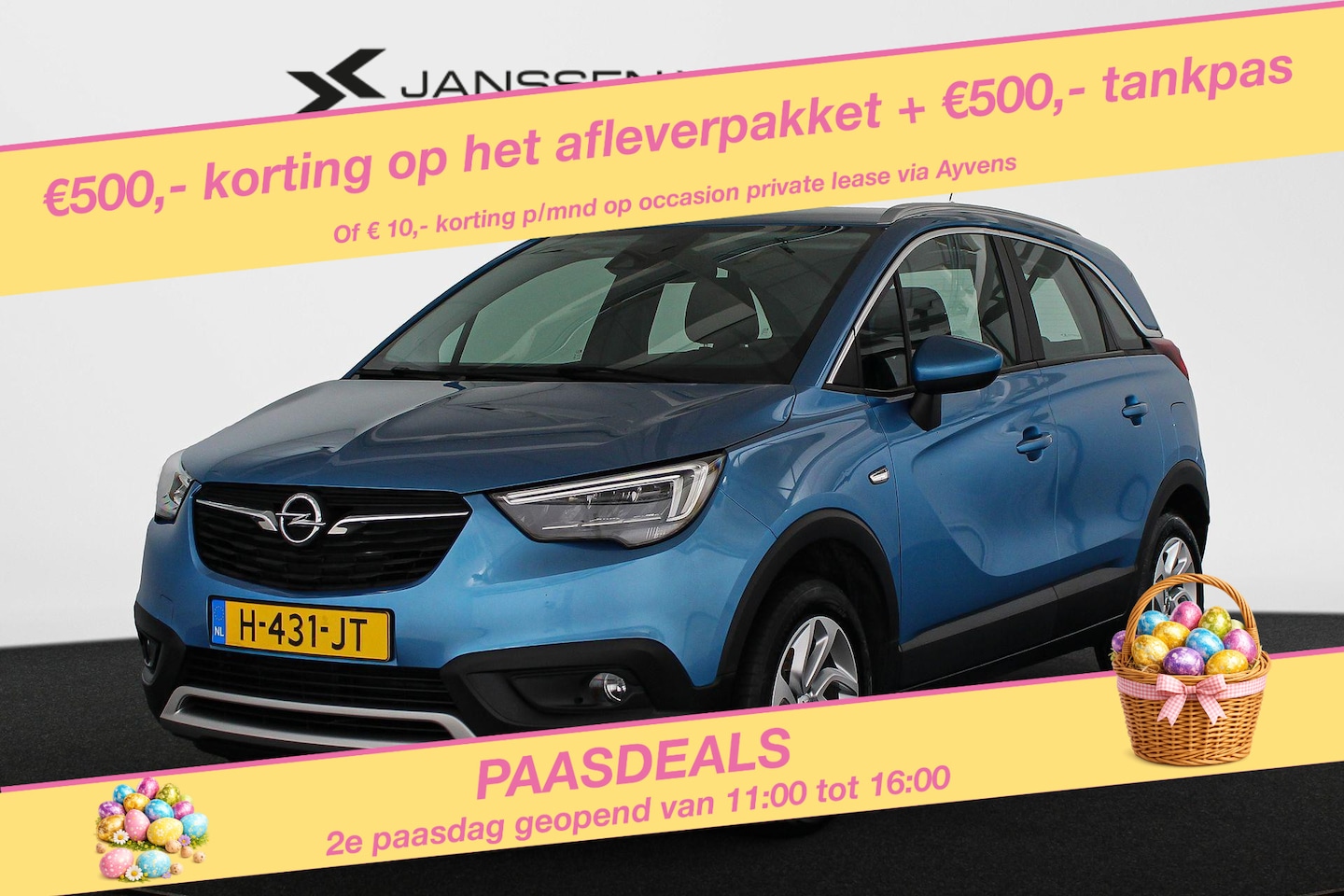 Opel Crossland X - 1.2 Turbo Innovation Trekhaak Navigatie Parkeersensoren Apple CarPlay - AutoWereld.nl