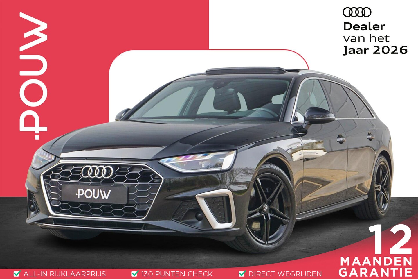 Audi A4 Avant - 40 TDI 190pk S-tronic S Edition | Panoramadak | Trekhaak | Camera | Sportonderstel | Stoel - AutoWereld.nl