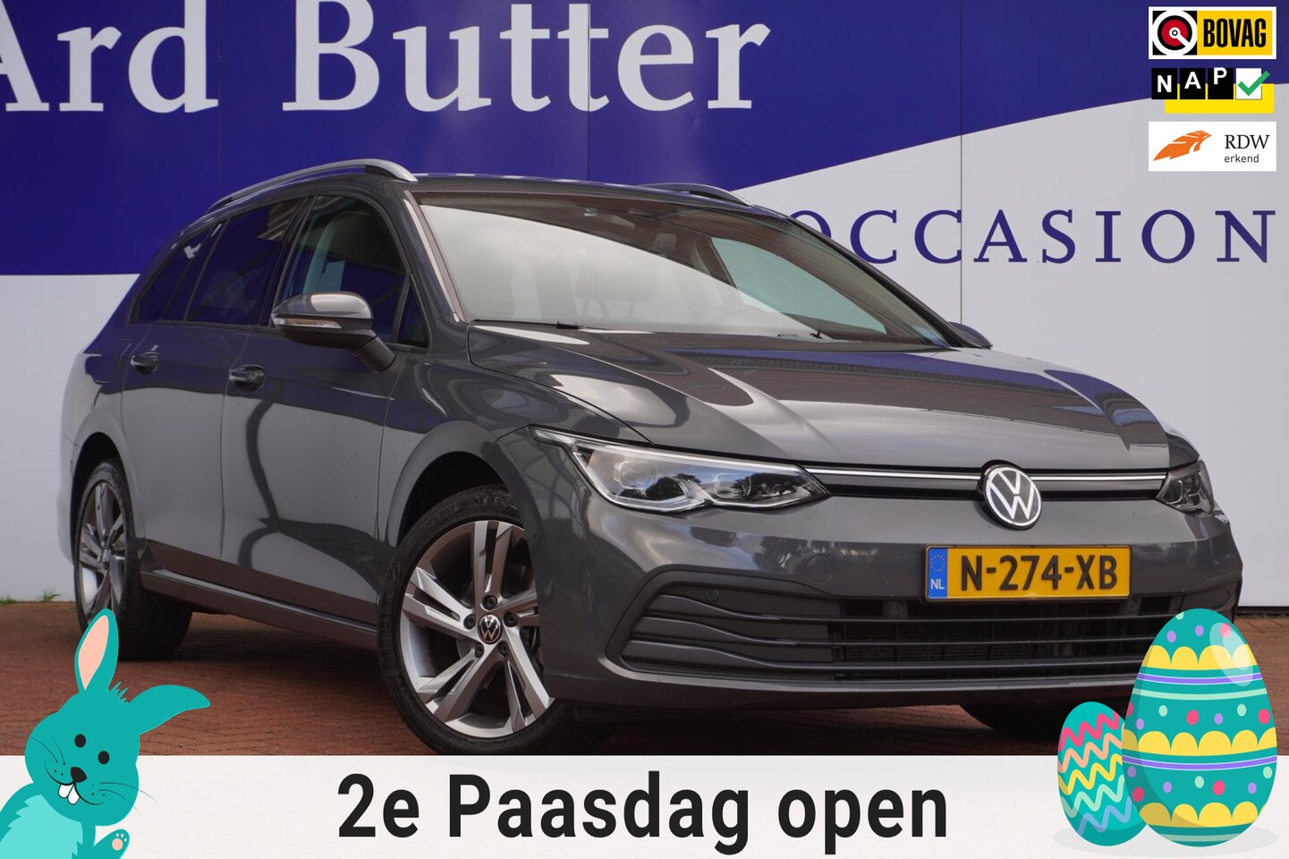 Volkswagen Golf Variant - 1.0 eTSI L Business Vitrual/stuur&stoel-verw / Camera / Navi / 17"LMV / ACC = SUPER PRIJS - AutoWereld.nl