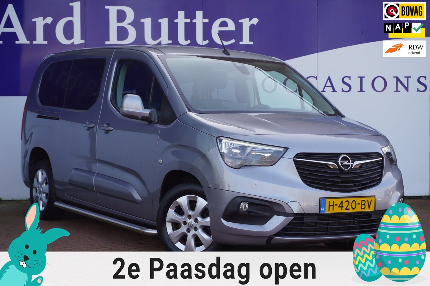 Opel Combo Tour - 1.2 Turbo L2H1 Edition 7PERS / Camera / 1EIG / Navi / Stuurverw. / DEALER ONDH. / 31-12-20 - AutoWereld.nl