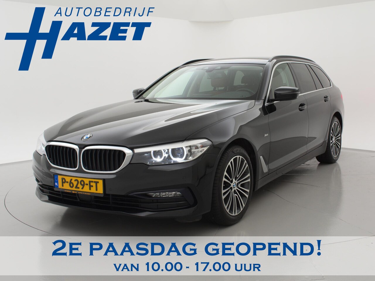 BMW 5-serie Touring - 530i H.E. SPORT-LINE 252 PK AUT8. + LEDER EXCLUSIVE / ADAPTIVE CRUISE / CARPLAY - AutoWereld.nl