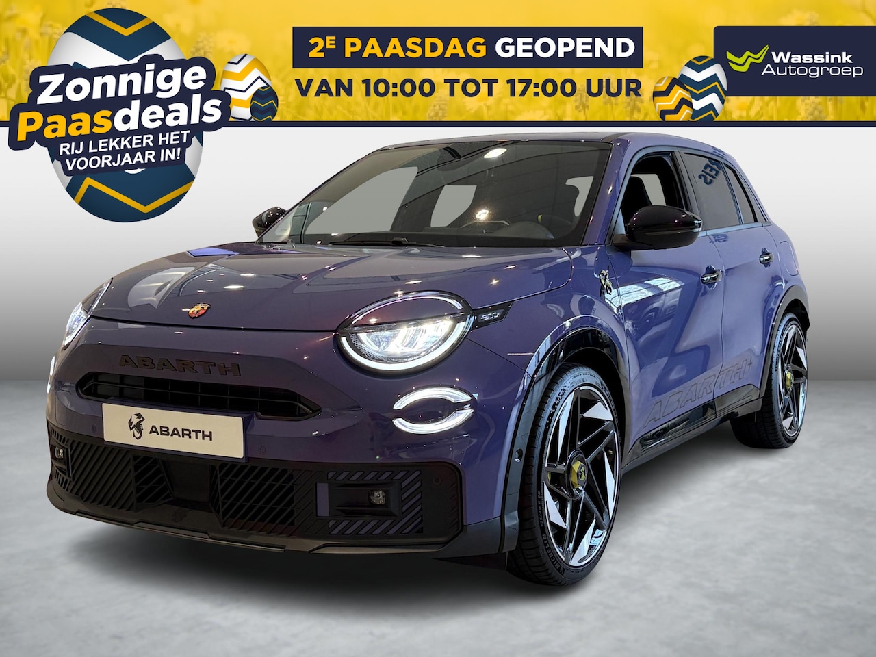 Fiat 600e - Abarth Scorpionissima 54 kWh |Sabelt Sportstoelen | 280PK | - AutoWereld.nl