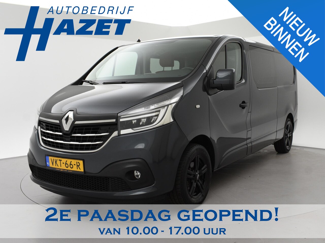 Renault Trafic - 2.0 DCI L2H1 DUBBEL CABINE + ROOD LEDER | LMV | PREMIUM AUDIO | APPLE CARPLAY | LED | NAVI - AutoWereld.nl