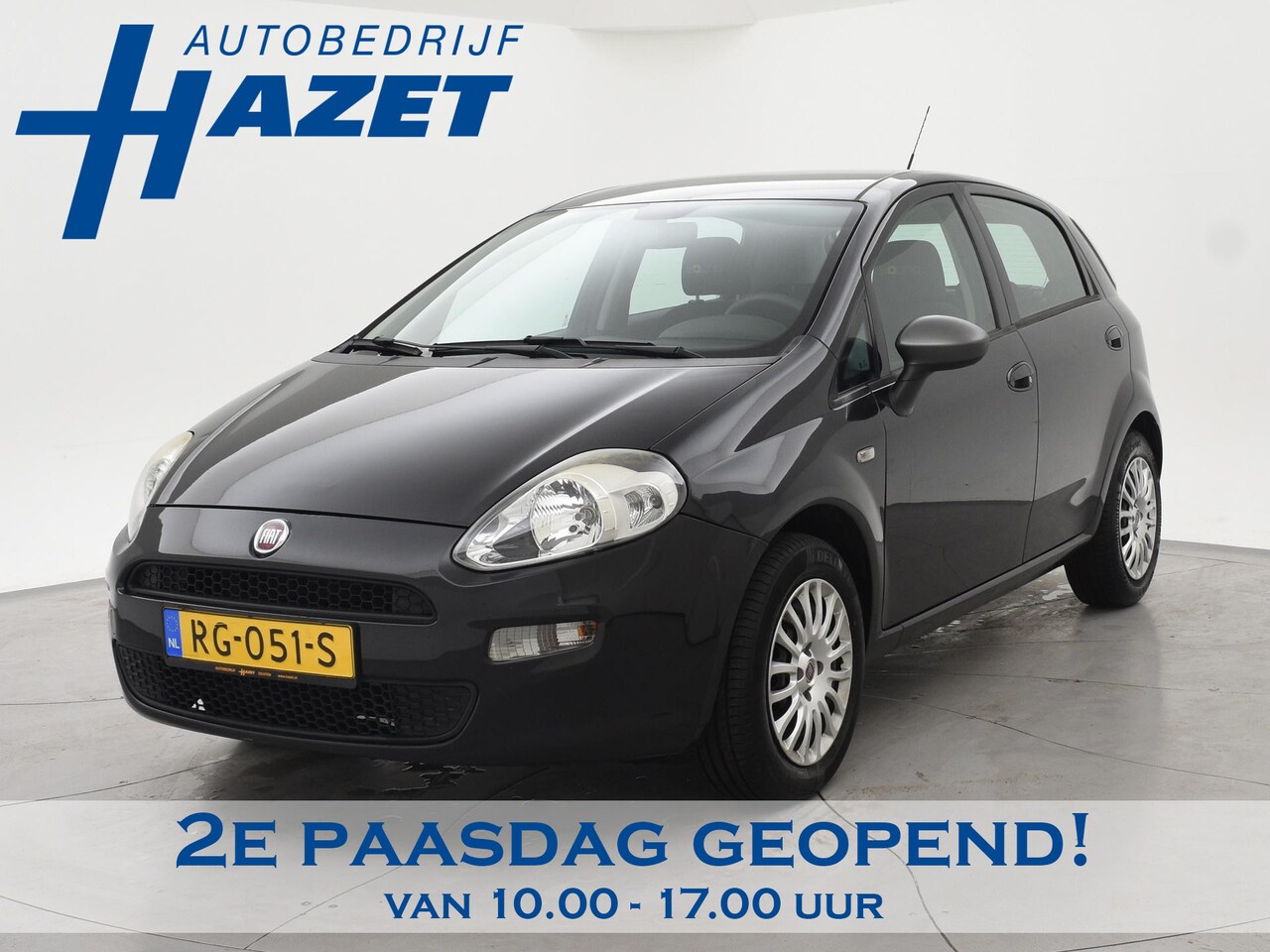 Fiat Punto Evo - 1.2 5-DEURS YOUNG *59.455 KM!* + TREKHAAK | AIRCO - AutoWereld.nl