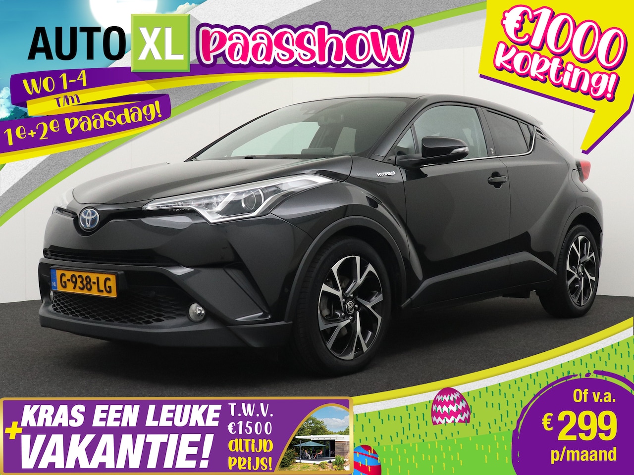 Toyota C-HR - 1.8 Hybrid Style Camera Adap.Cruise Dodehoek 18'LMV - AutoWereld.nl