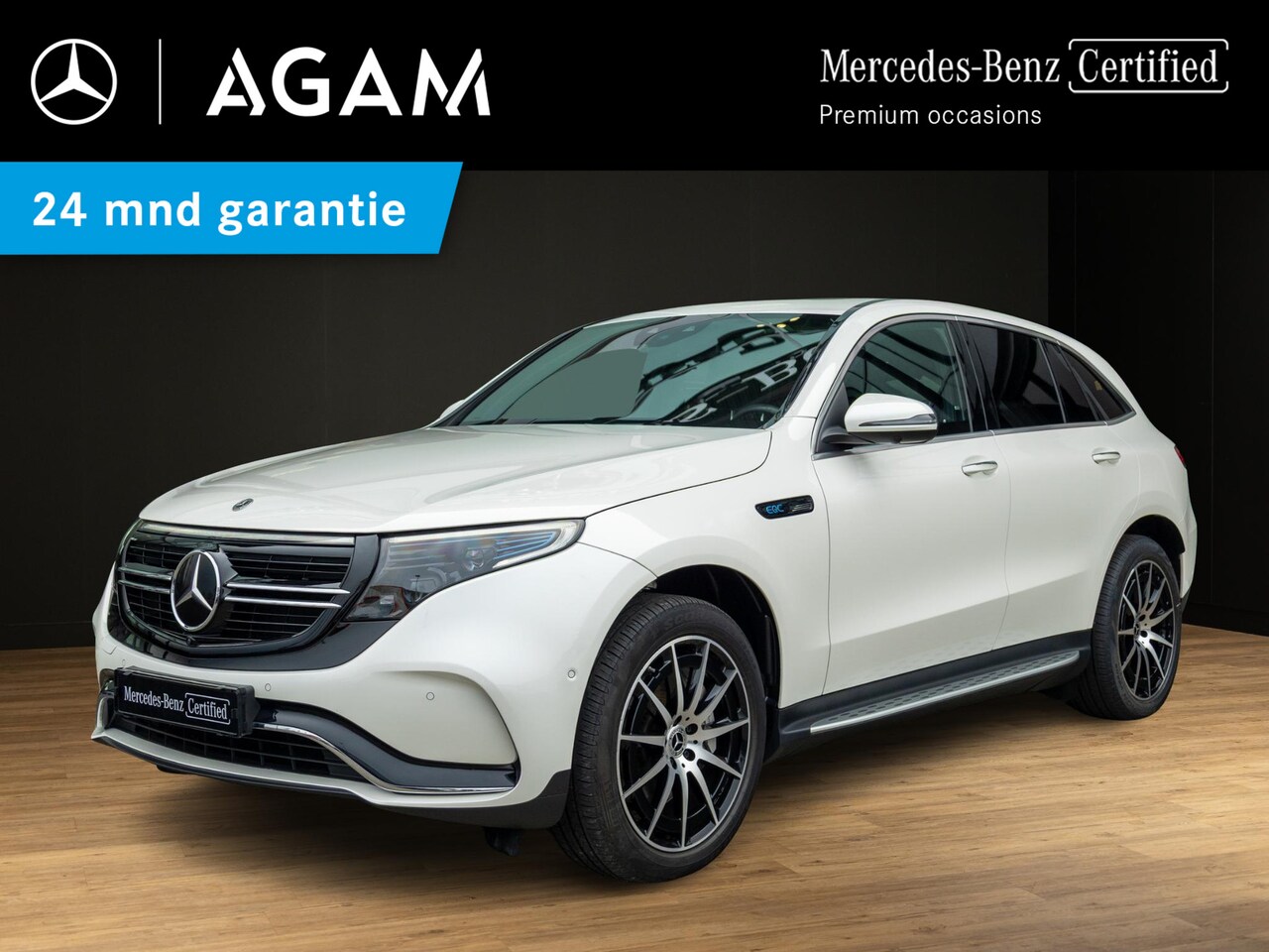 Mercedes-Benz EQC - 400 4MATIC Business Solution AMG 80 kWh Schuif-kantel dak | Trekhaak - AutoWereld.nl
