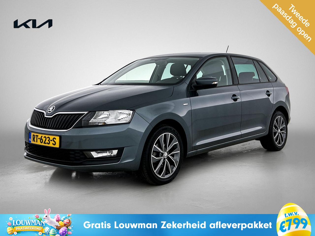 Skoda Rapid Spaceback - 1.0 TSI Greentech Drive Stoelverwarming | Climate Control | Navigatie Kia-paasweekend - AutoWereld.nl