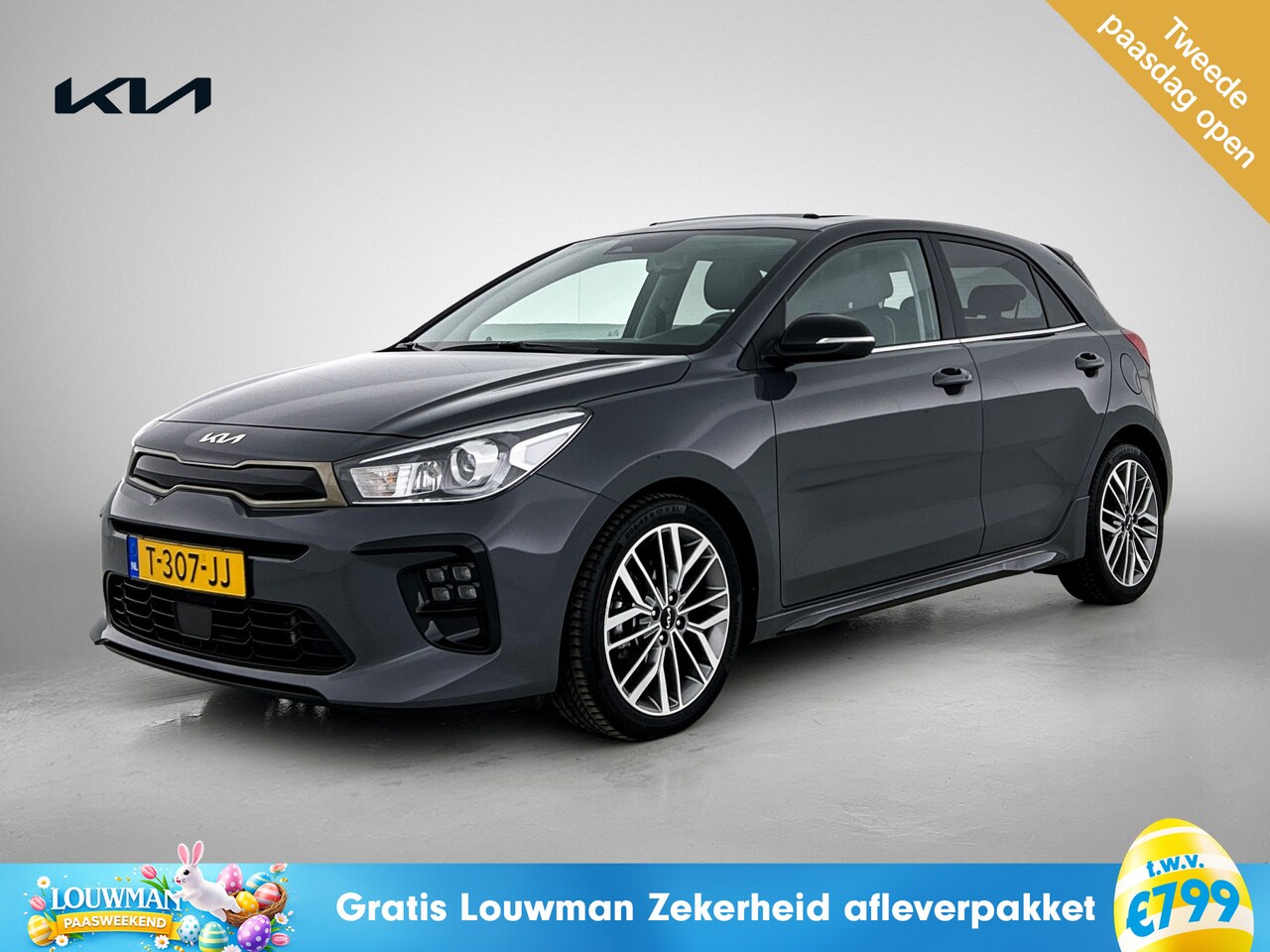 Kia Rio - 1.0 T-GDi MHEV GT-Line Lichtmetalen velgen | Climate Control | Cruise Control | Navigatie - AutoWereld.nl