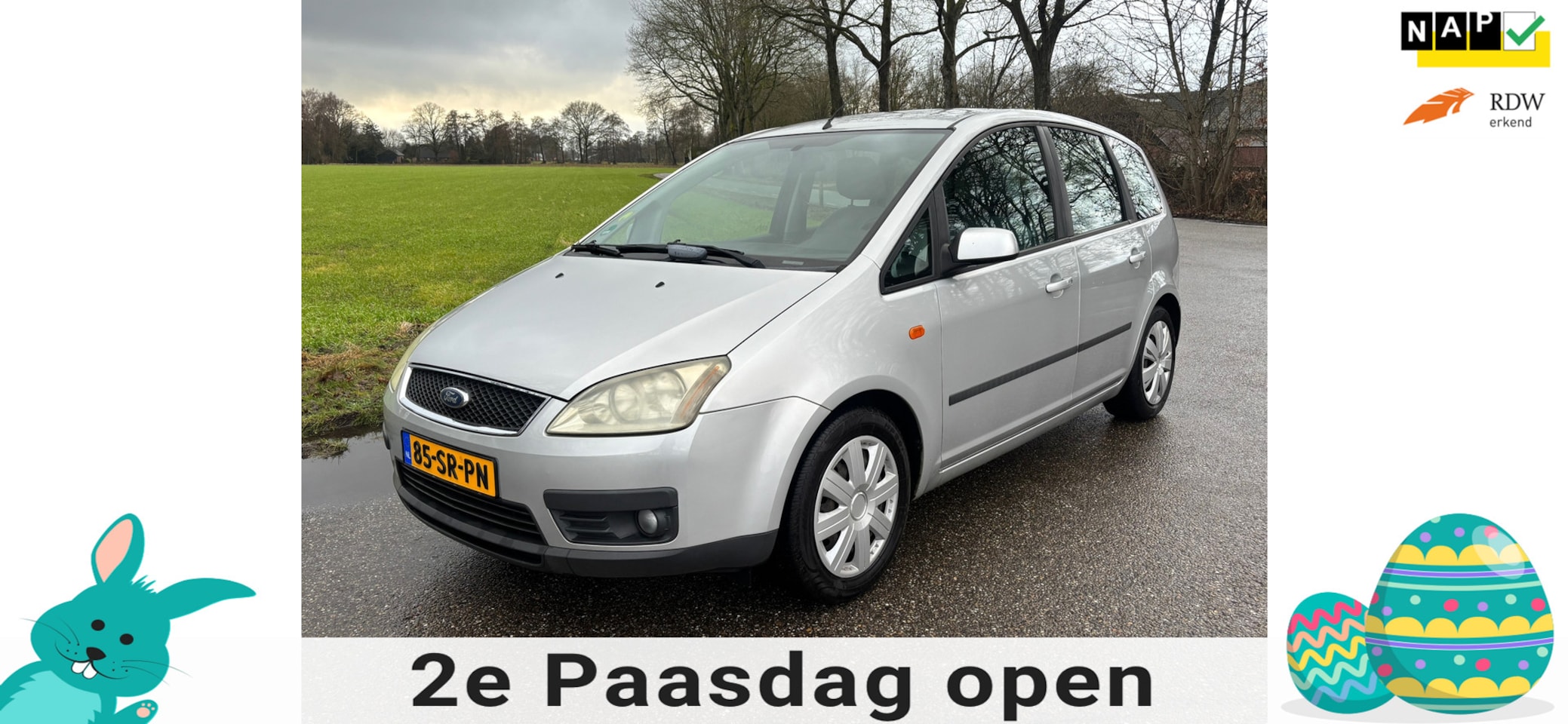 Ford Focus C-Max - 1.6-16V Futura | nieuwe apk | airco | - AutoWereld.nl