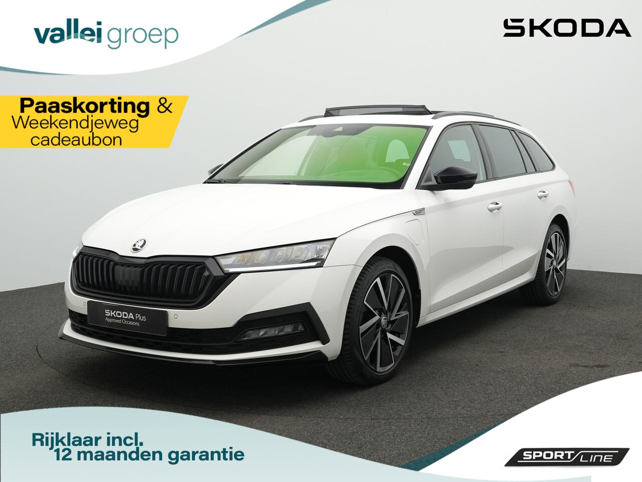 Skoda Octavia - 1.4 TSI iV 204 pk PHEV Sportline | Panoramadak | Head-up display | Canton | Stuur-/achterb - AutoWereld.nl