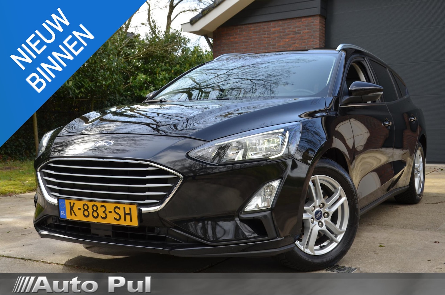 Ford Focus Wagon - 1.0 EcoBoost Hybrid Trend Edition Business Navi/Pdc/Ecc/Led/Stoel Stuur & ruitverwarming/C - AutoWereld.nl