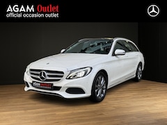 Mercedes-Benz C-klasse Estate - 180 Business Solution Panorama dak | Trekhaak | Or. NL auto | Compl. dealer onderh