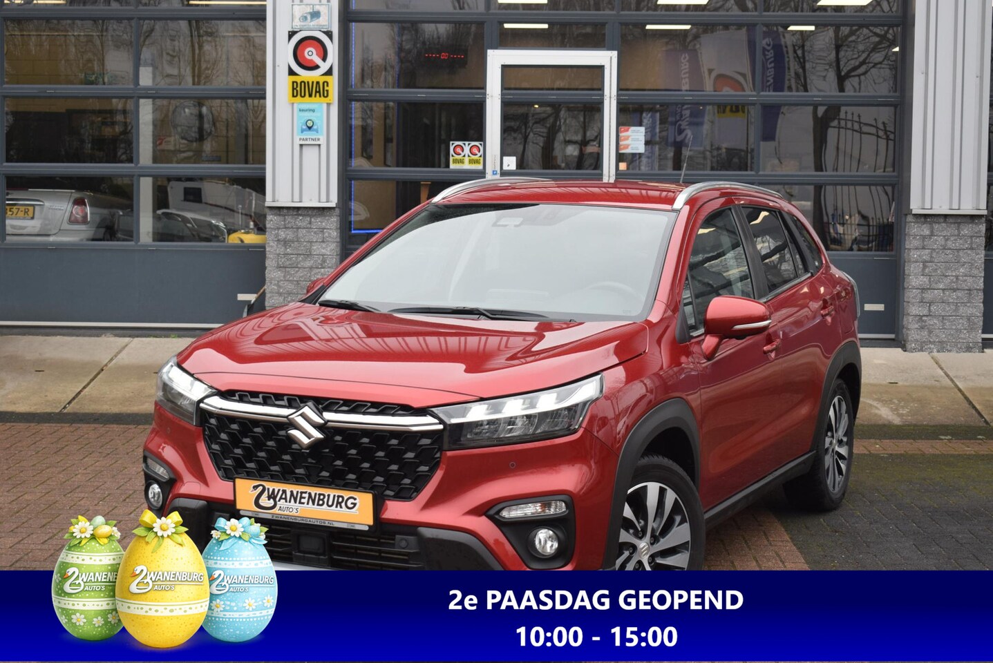Suzuki S-Cross - 1.4 Boosterjet Style Smart Hybrid Airco Navi/Carplay Cruise Control Camera Km 94159!! - AutoWereld.nl