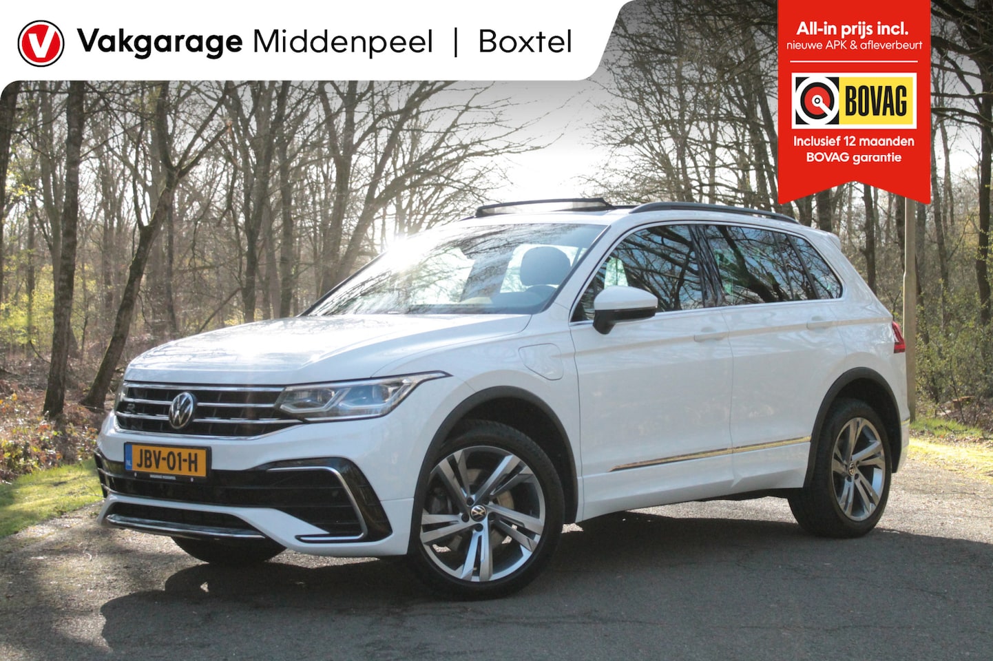 Volkswagen Tiguan - 1.4 TSI eHybrid R-Line Business+ | IQ | Pano | Trekhaak | Carplay - AutoWereld.nl
