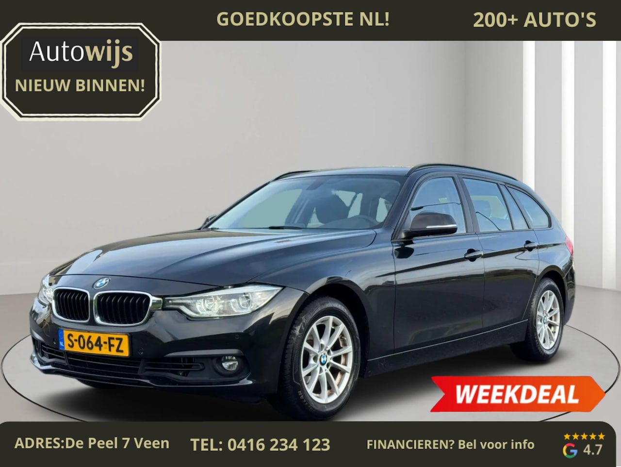 BMW 3-serie Touring - 318i Centennial High Executive|LED|AUT|NAVI|CLIMA|CRUISE - AutoWereld.nl