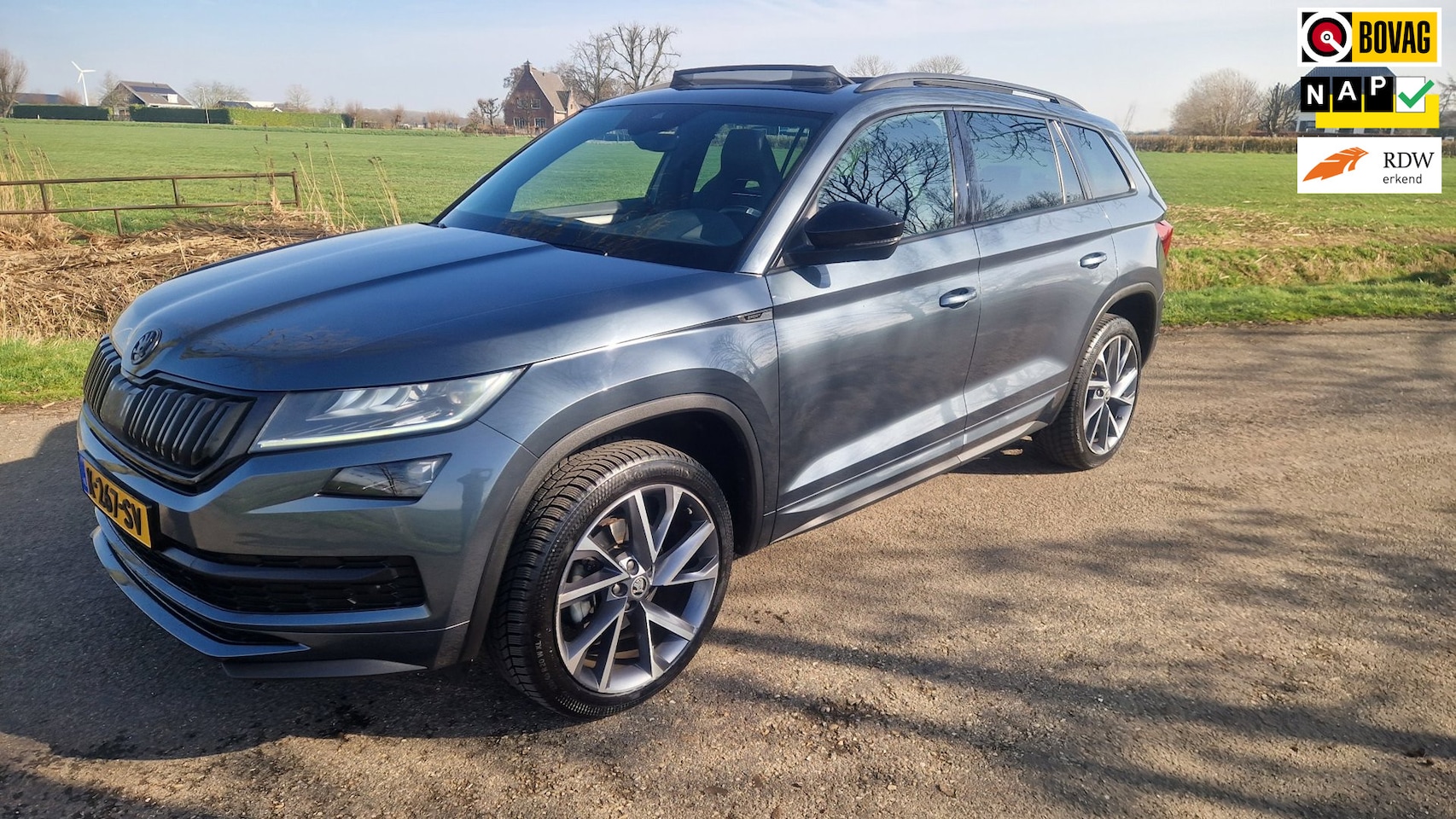 Skoda Kodiaq - 1.5 TSI Sportline Business 1.5 TSI Sportline Business, pano, 1e eig. trekhaak - AutoWereld.nl