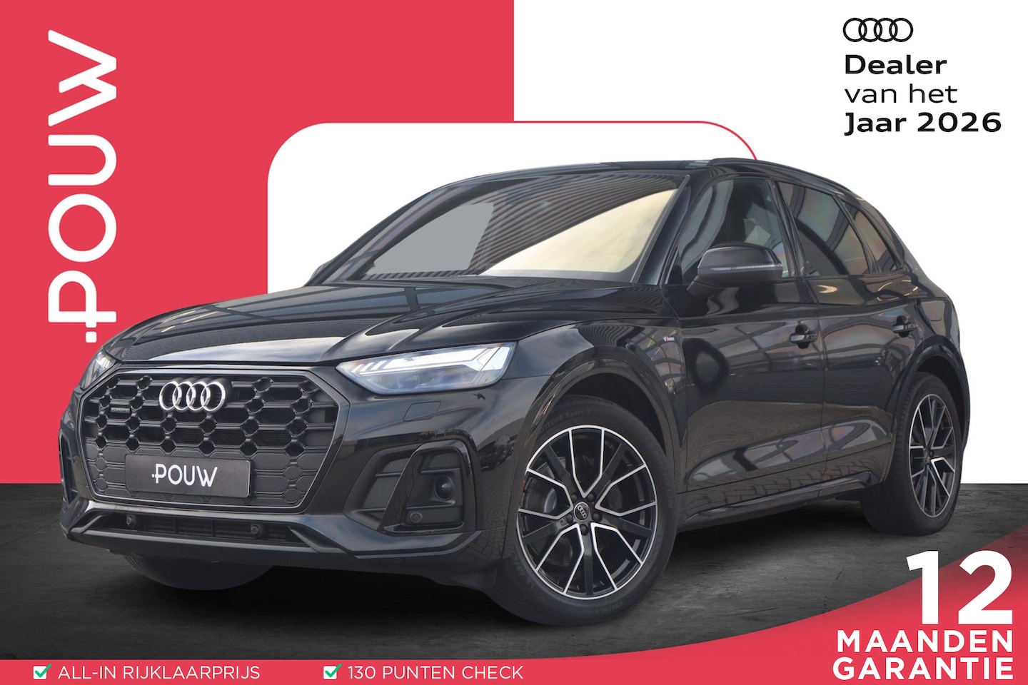 Audi Q5 - 55 TFSIe 367pk quattro Competition | SoH 92% | B&O | Luchtvering | Memory | Trekhaak - AutoWereld.nl