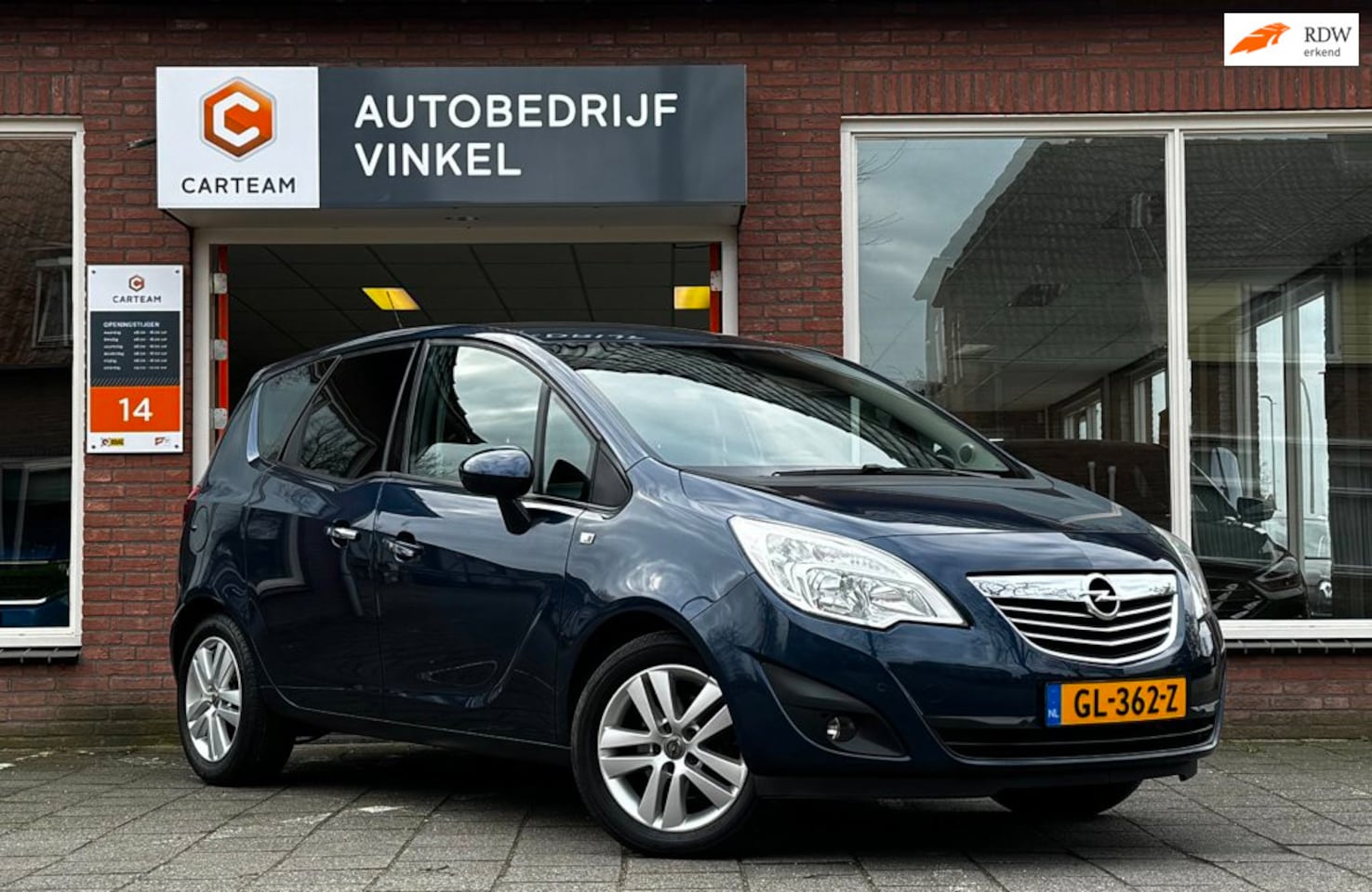 Opel Meriva - 1.4 Turbo Cosmo *Trekhaak*Parksensoren*Telefoon*Navi*Cruise* - AutoWereld.nl