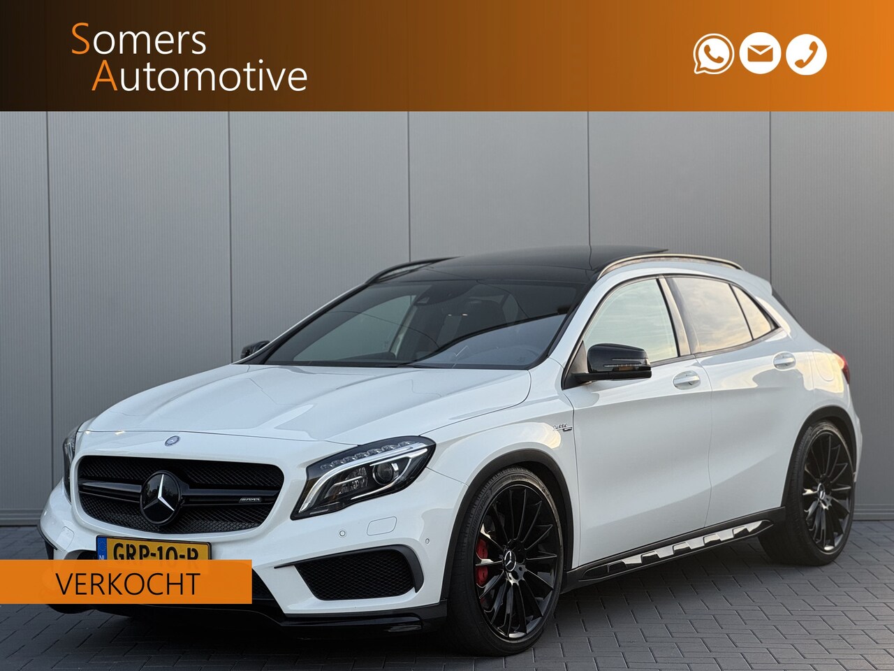 Mercedes-Benz GLA-Klasse - AMG 45 4MATIC | Panorama | Schaalstoelen | Distronic | Carbon - AutoWereld.nl