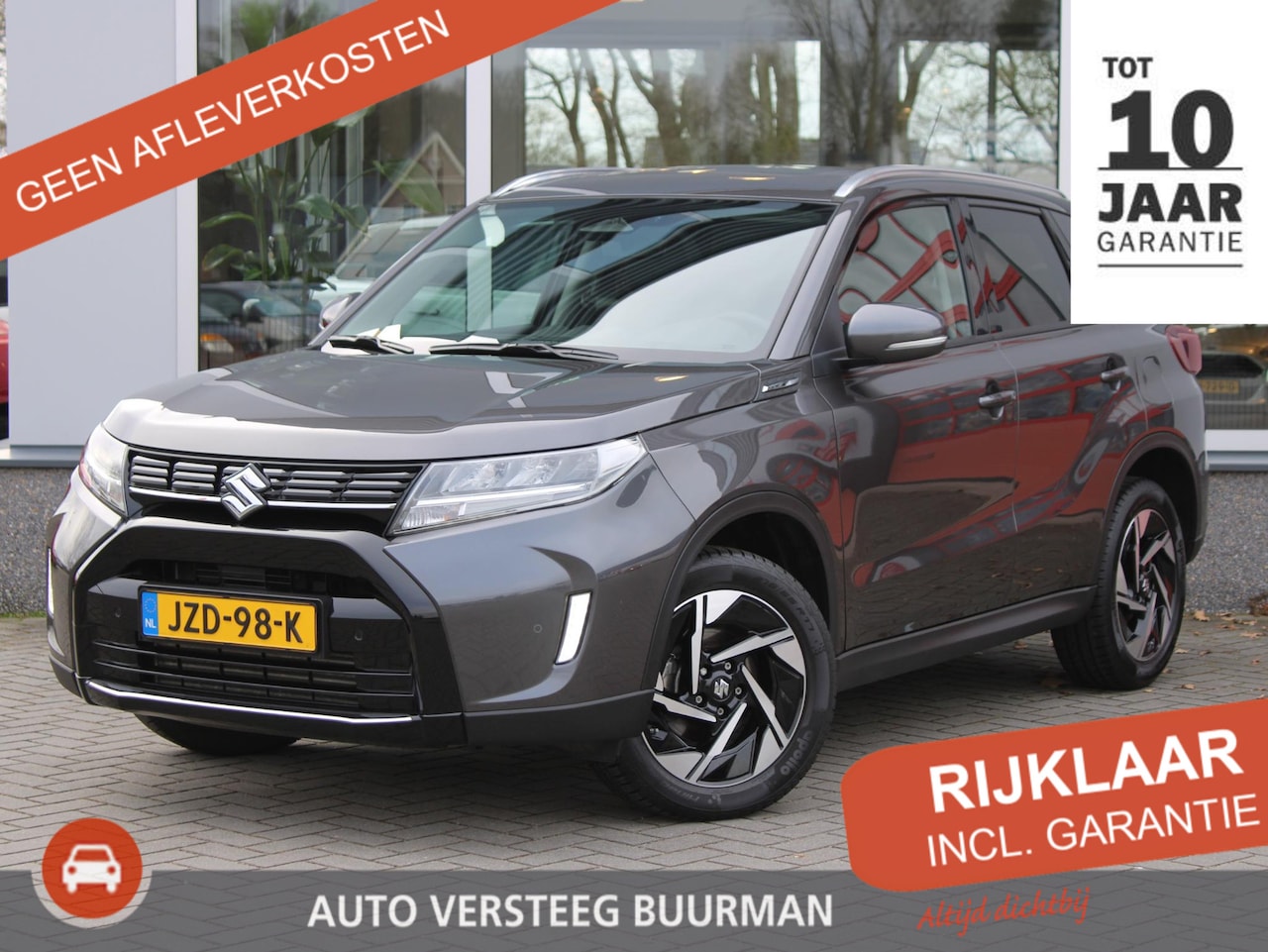 Suzuki Vitara - 1.4 Boosterjet Style Smart Hybrid Elektrisch Panoramadak, All-Seasonbanden, Leder/Microvez - AutoWereld.nl