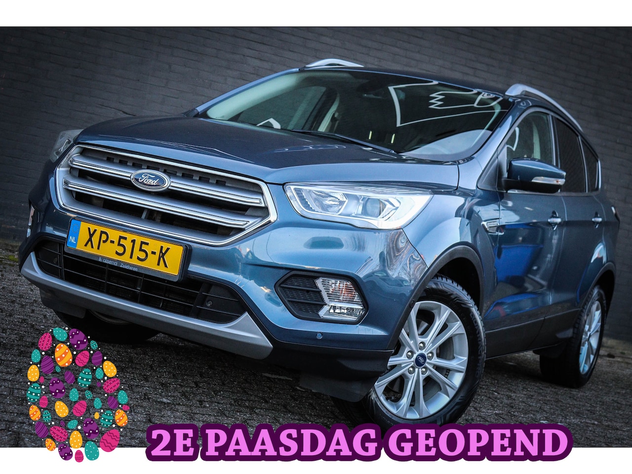Ford Kuga - 1.5 EcoBoost Titanium Airco/Navi/Trekhaak - AutoWereld.nl