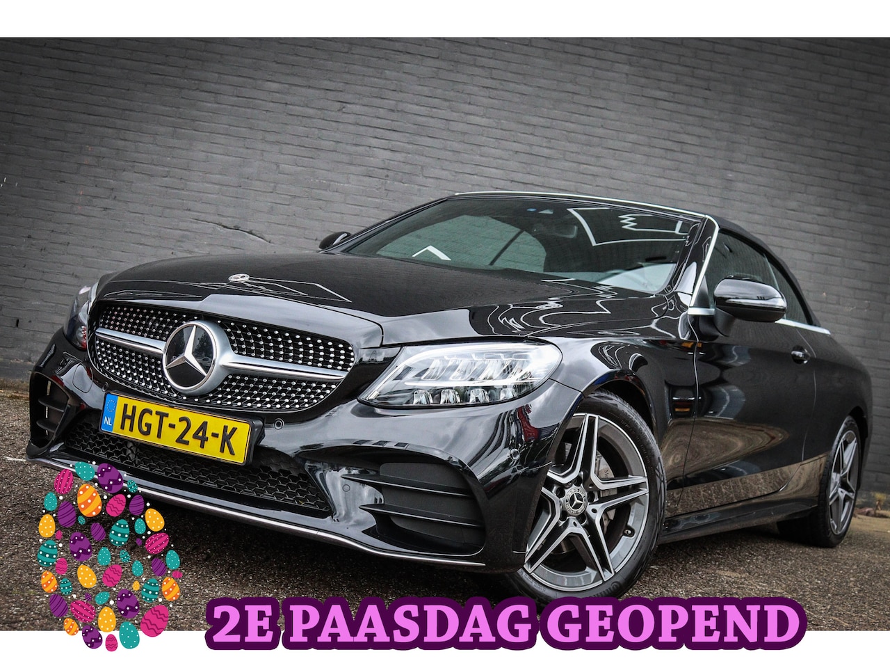 Mercedes-Benz C-klasse Cabrio - 180 AMG Line /Airscarf/Navi/Leder - AutoWereld.nl