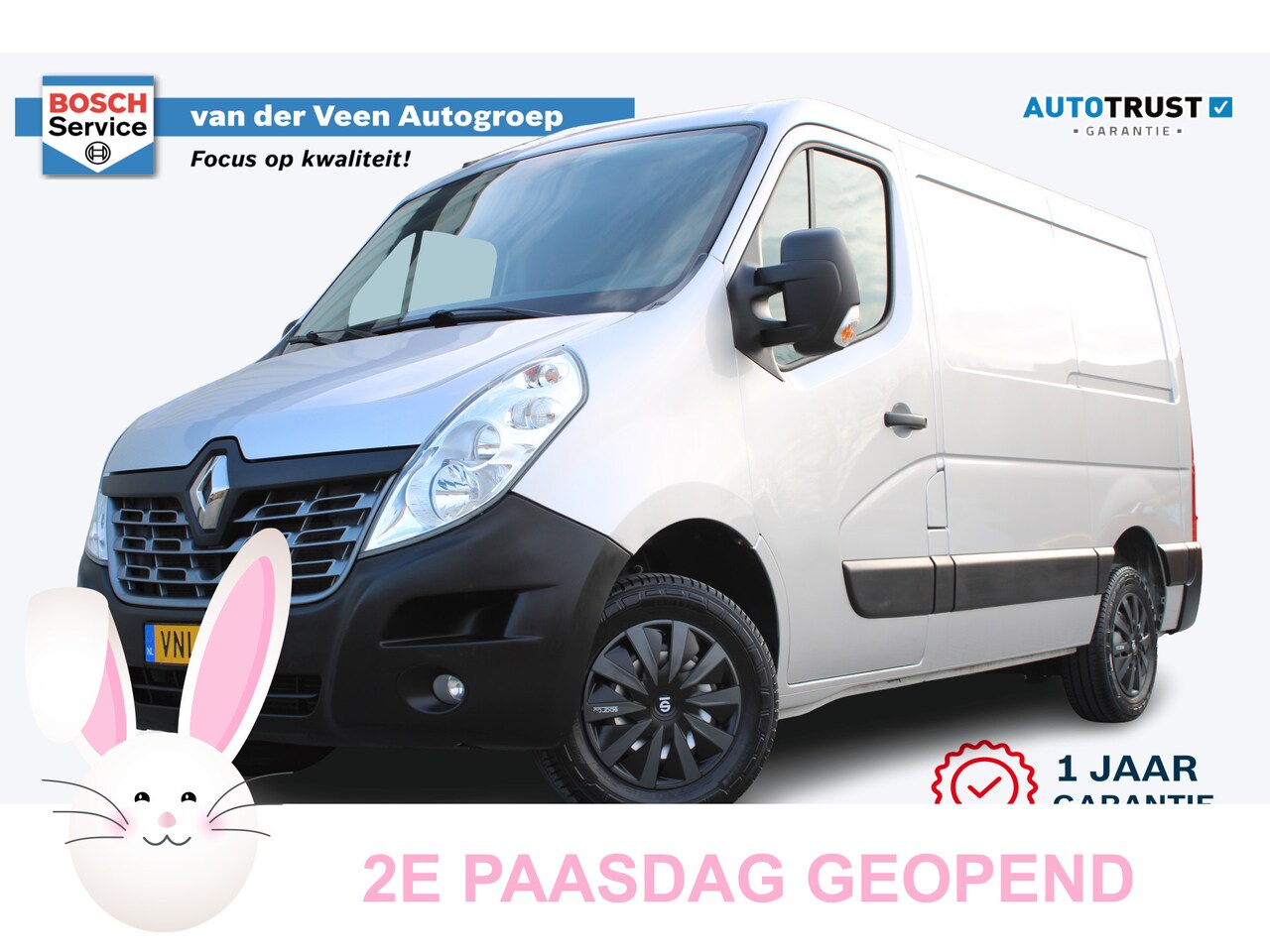 Renault Master - T33 2.3 dCi L1H1 | Incl. 12 maanden garantie | Cruise control | Bluetooth | Airco | Trekha - AutoWereld.nl