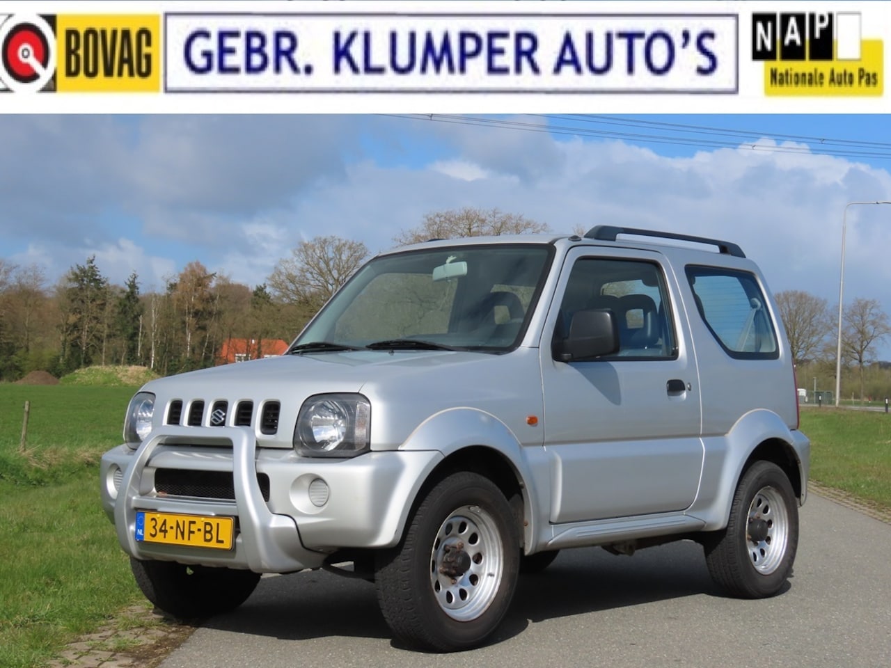 Suzuki Jimny - 1.3 JLX Airco, 2e Eigenaar sinds 2006 in bezit, 15x Beurt!! - AutoWereld.nl