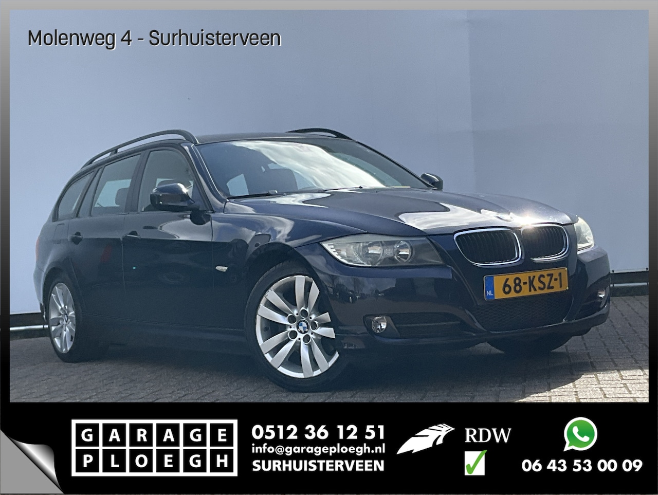 BMW 3-serie Touring - 320d Business Line Navi Clima Pdc Voll onderhouden!! EXPORT?! - AutoWereld.nl