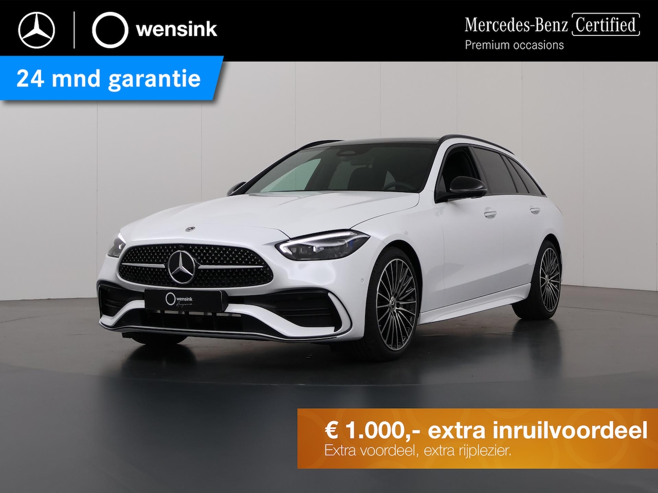 Mercedes-Benz C-klasse - 180 Star Edition AMG Line | Panoramadak | Digital Light | Stoelventilatie | Keyless Entry - AutoWereld.nl