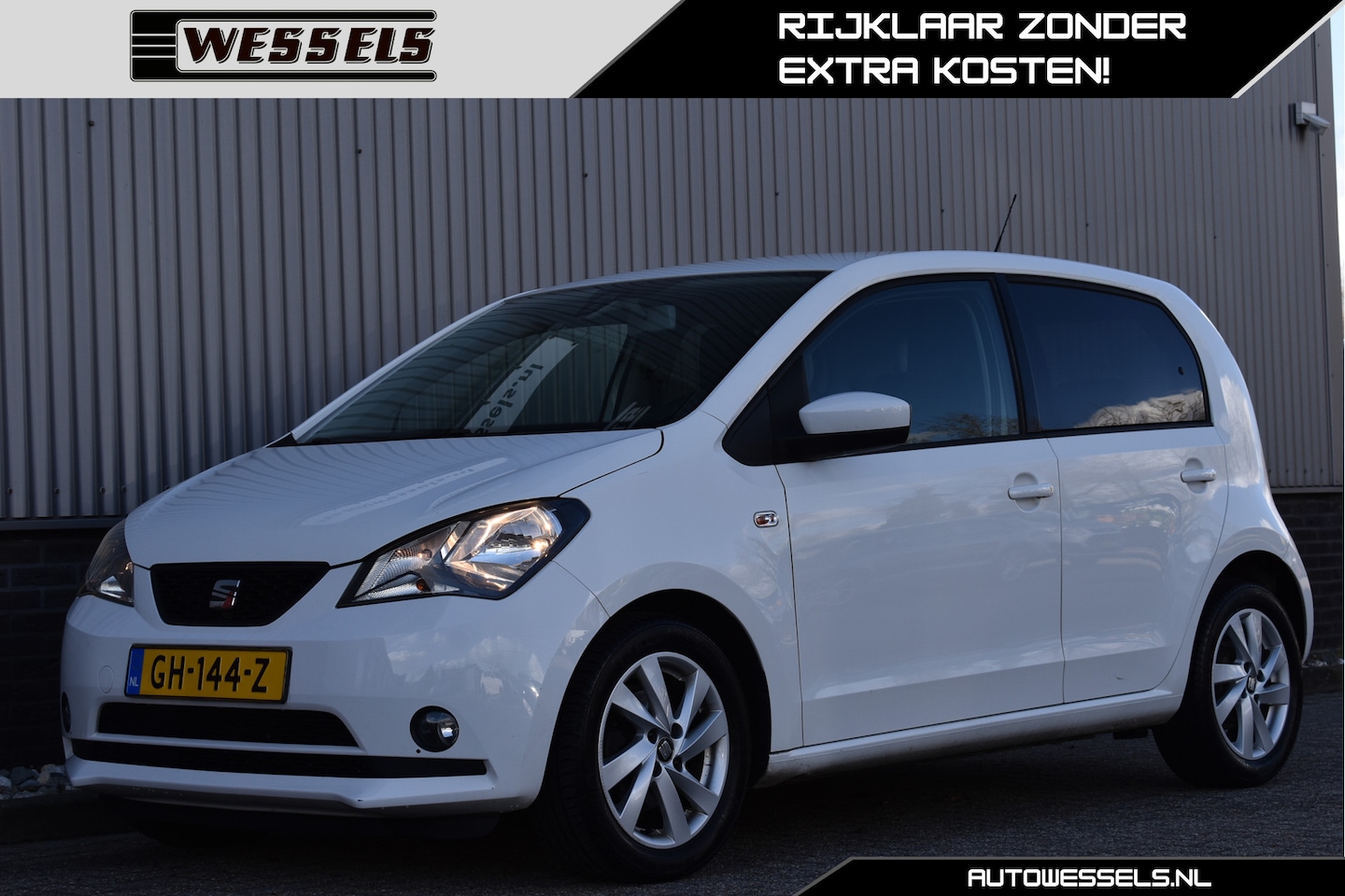 SEAT Mii - 1.0 Sport Dynamic Stoelverwarming, LMV 15", A/C, Elek. ramen, NAP - AutoWereld.nl