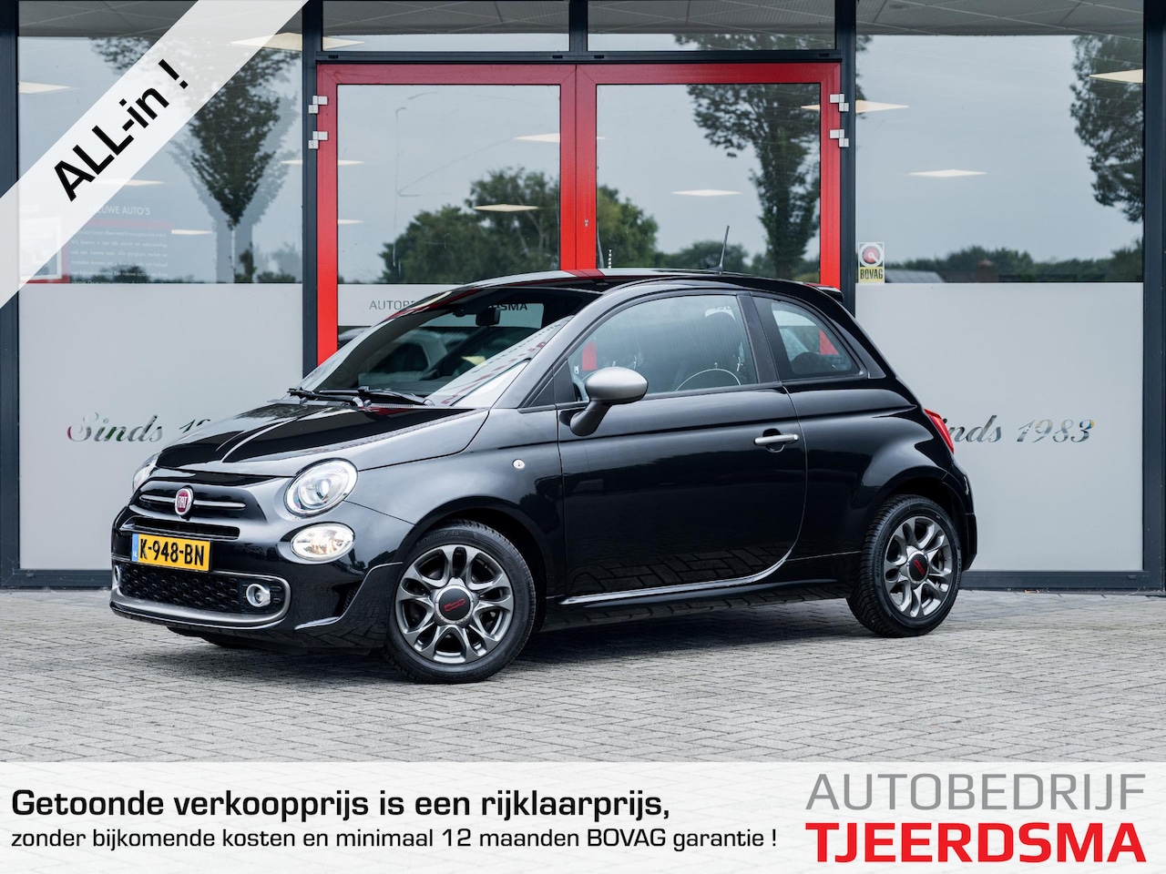 Fiat 500 - 1.2 Sport | Cruise Control | Flippers | Sportstuur | Climate Control | Multimedia Display - AutoWereld.nl