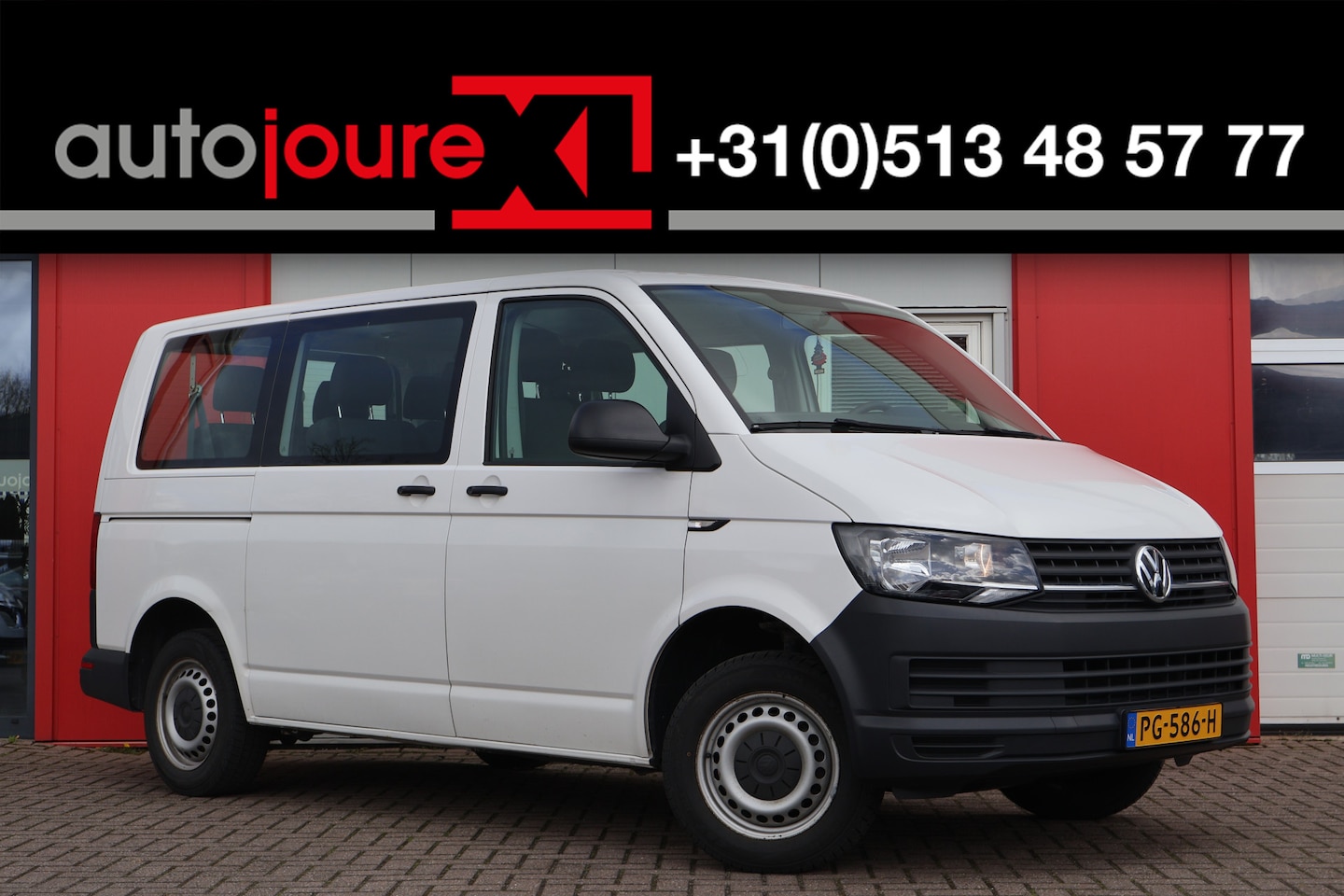 Volkswagen Transporter Kombi - 2.0 TDI L1H1 | 12.750 ex BTW | Airco | 9-persoons | - AutoWereld.nl