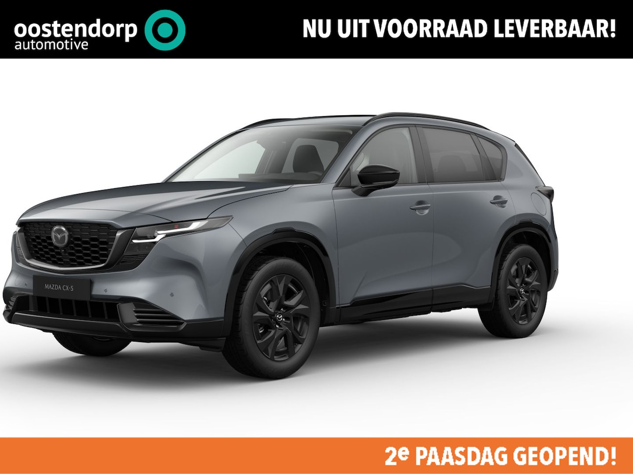 Mazda CX-5 - 2.5 E-SKYACTIV G 141 M HYBRID Homura | Voorraad auto leverbaar maart 2026 | Zwart interieu - AutoWereld.nl