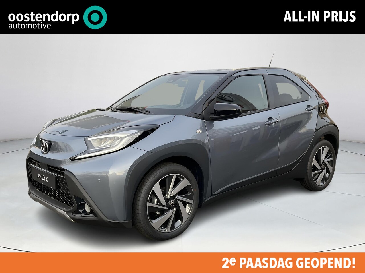 Toyota Aygo X - 1.0 VVT-i MT Envy | Celestite Grey met zwart dak | Demo | - AutoWereld.nl