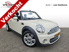 MINI Cabrio - 1.6 Cooper Chili Stoel verwarming / NL auto