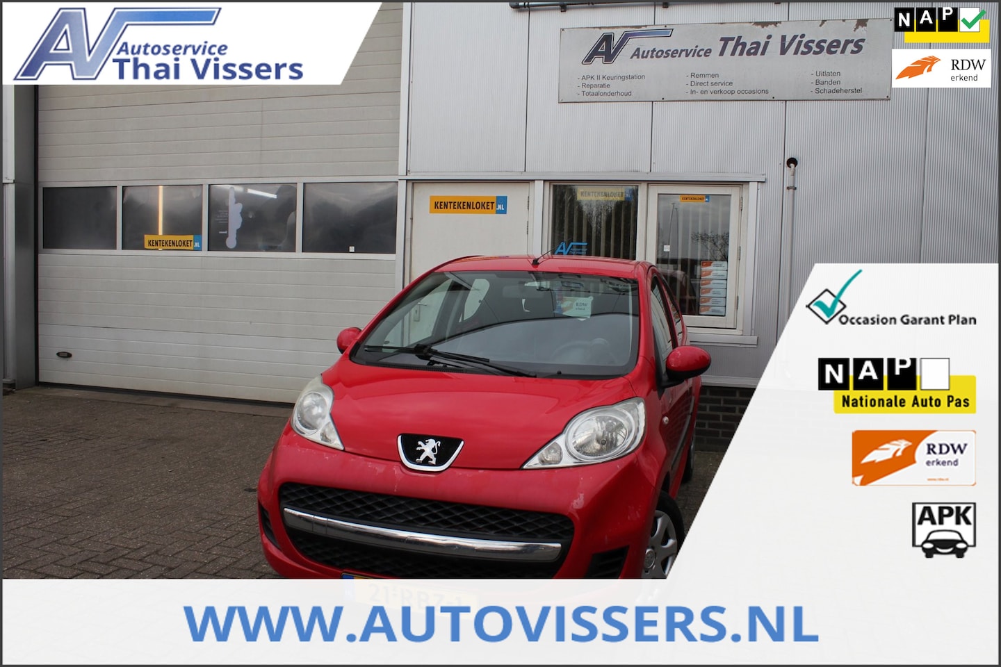 Peugeot 107 - 1.0-12V XS 5Deurs Automaat Airco Apk - AutoWereld.nl