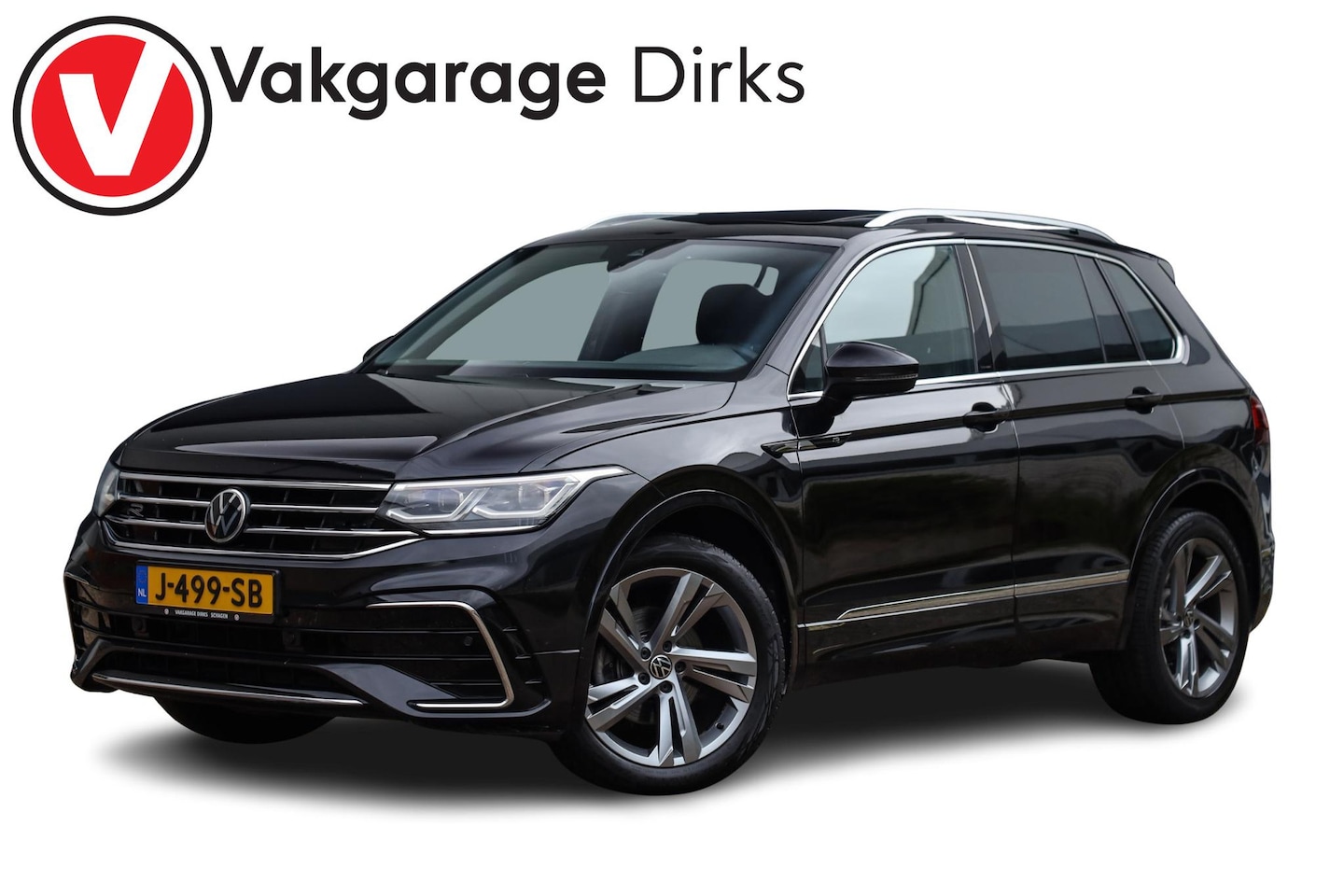 Volkswagen Tiguan - 1.5 TSI 2x R-Line ✅ Pano ✅ IQ-light ✅ Keyless - AutoWereld.nl
