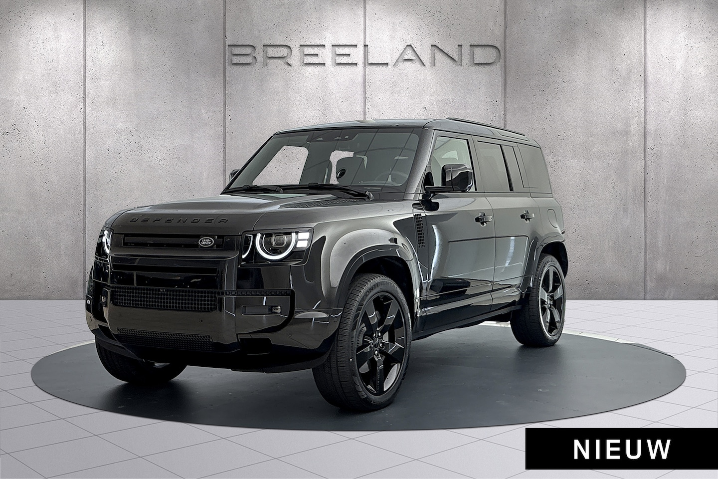 Land Rover Defender 110 - 2.0 P300e 110 HSE Dynamic Edition | PANORAMADAK | 22 INCH GLOSS BLACK Santorini/Ebony - AutoWereld.nl