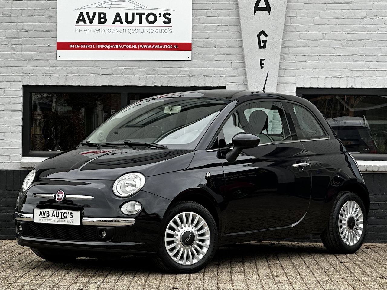 Fiat 500 - 1.2 Lounge Airco Panoramadak - AutoWereld.nl