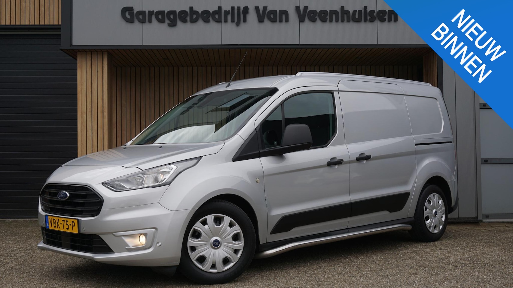 Ford Transit Connect - 1.5 120pk Automaat L2 2x Schuifdeur Sidebar Trekhaak Stoelverwarming Cruise Control *1e Ei - AutoWereld.nl