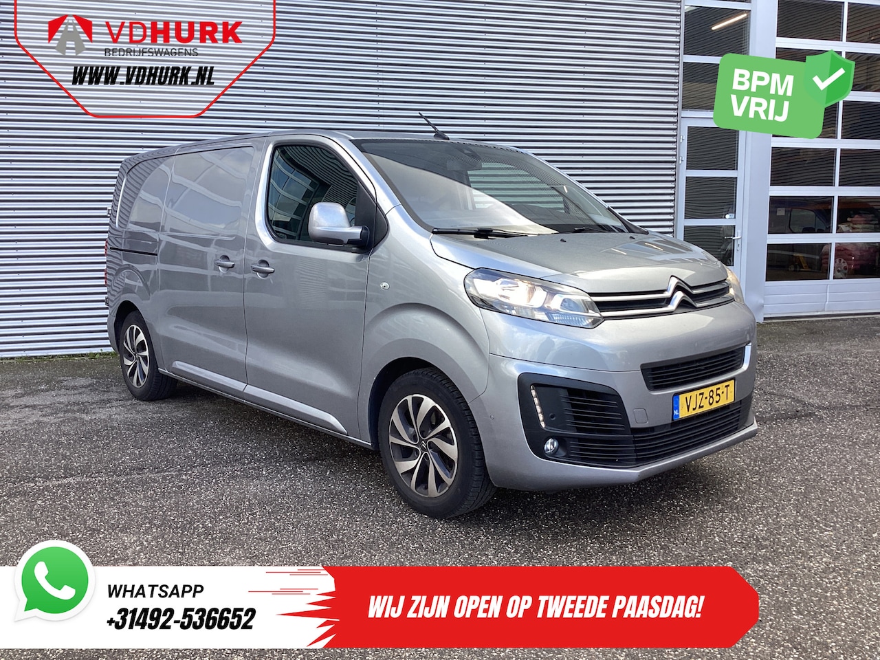 Citroën Jumpy - 2.0 180 pk Aut. L2 Carplay/ 2.3t Trekverm./ Airco/ Cruise/ Navi/ 17"LMV/ PDC/ Trekhaak - AutoWereld.nl