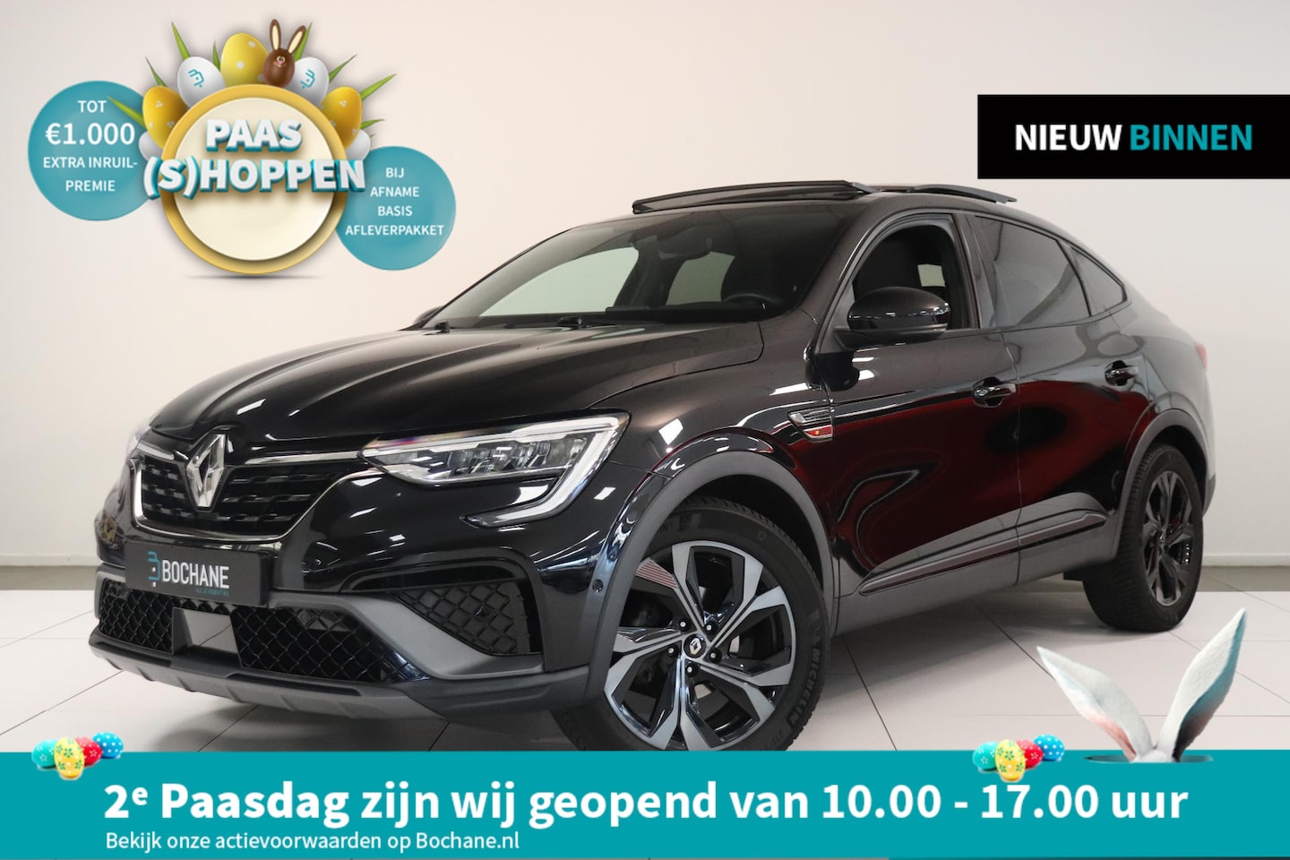 Renault Arkana - 1.6 E-Tech Hybrid 145 R.S. Line | Panoramadak | Stuur & Stoel verwarming | Adaptieve cruis - AutoWereld.nl