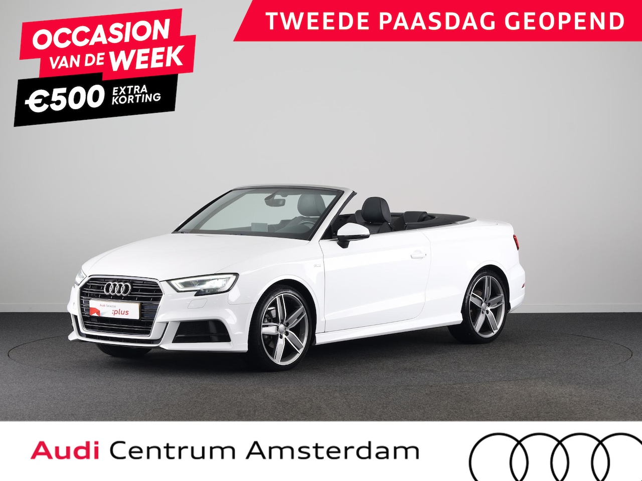 Audi A3 Cabriolet - 1.4 TFSI Sport S Line Edition 116pk S-Tronic | Navigatie | Led verlichting | Sportstoelen - AutoWereld.nl