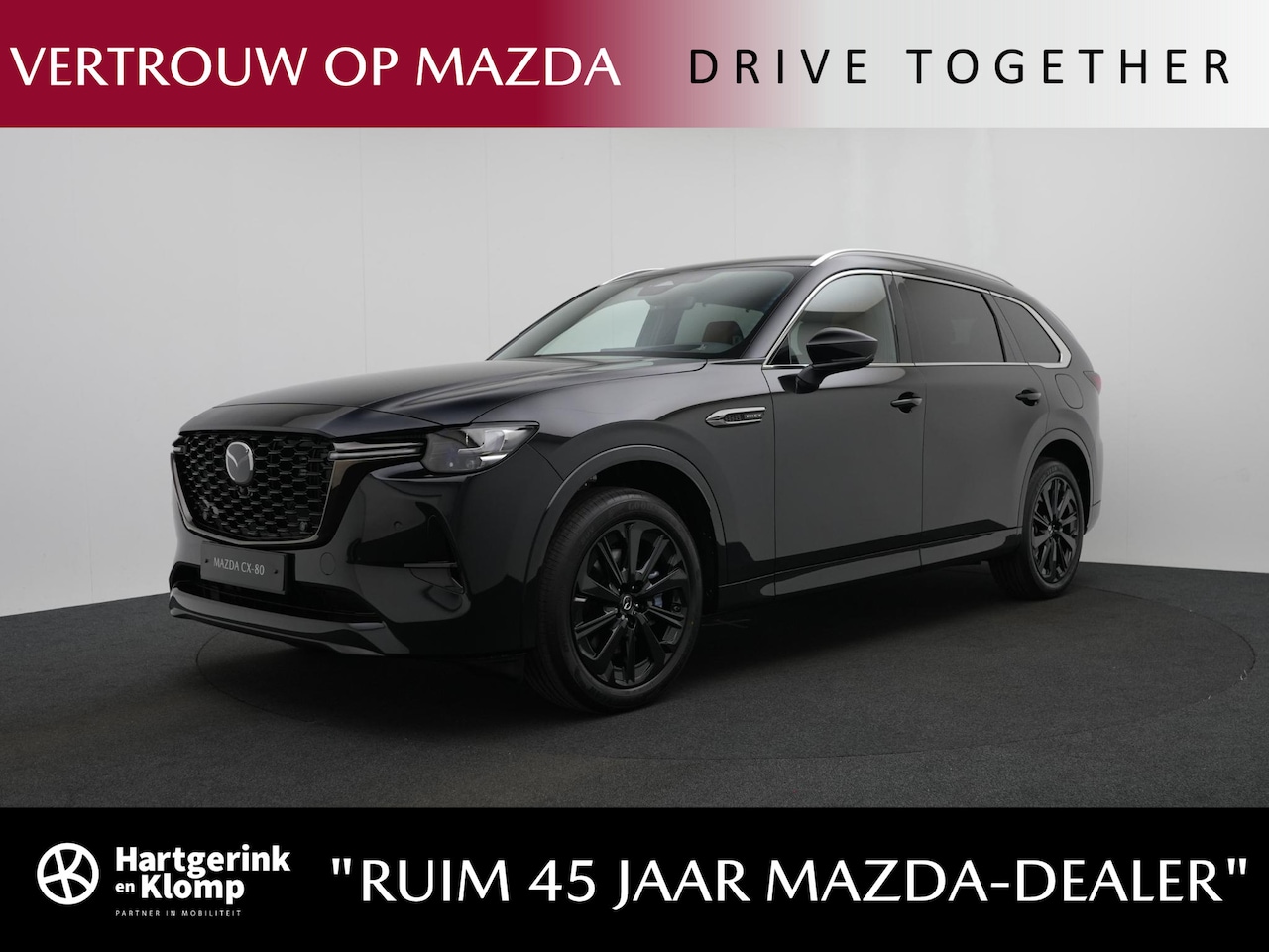 Mazda CX-80 - 2.5 E-SKYACTIV PHEV Homura Business Edition 4WD automaat 6p. | voorraad voordeel | direct - AutoWereld.nl